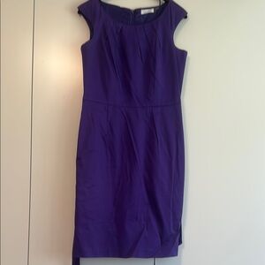 Calvin Klein Purple Sheath Midi Dress for Cocktail